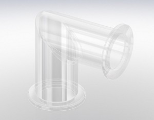 KF Elbow 90° - Duran Glass/Pyrex